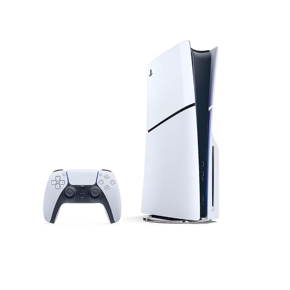 Playstation 5 Slim Disc 1TB Console Bundle with Controllers and Charging Station M32031