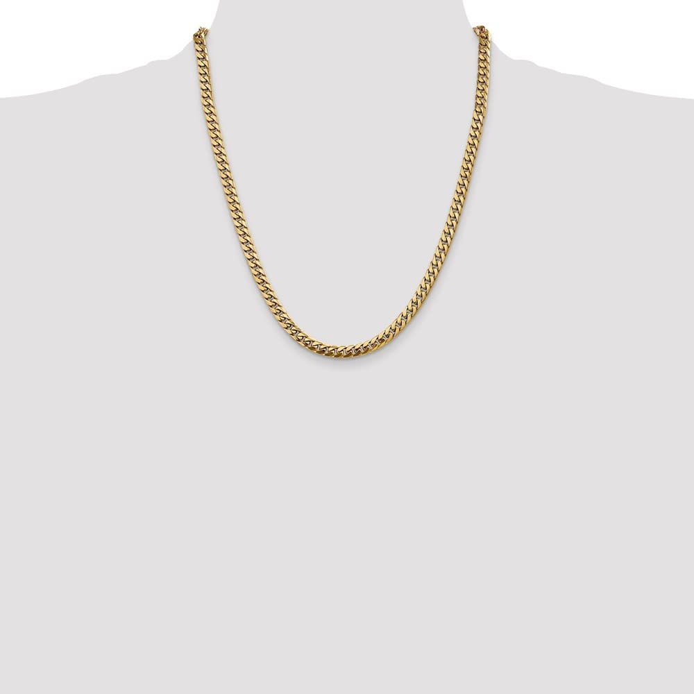 14K Gold 15mm Miami Cuban Link Chain Necklace P4157