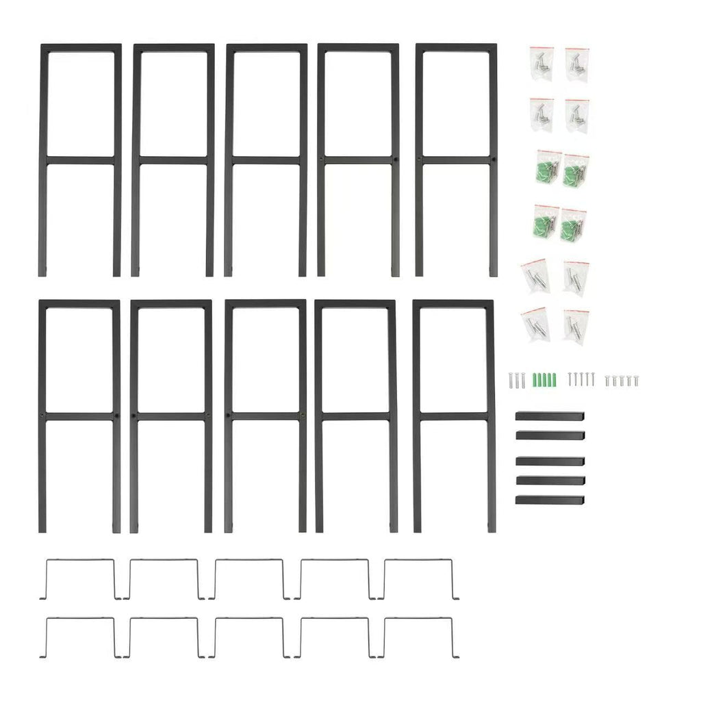 34 Inch Wall Mount Media Storage Rack Z330101
