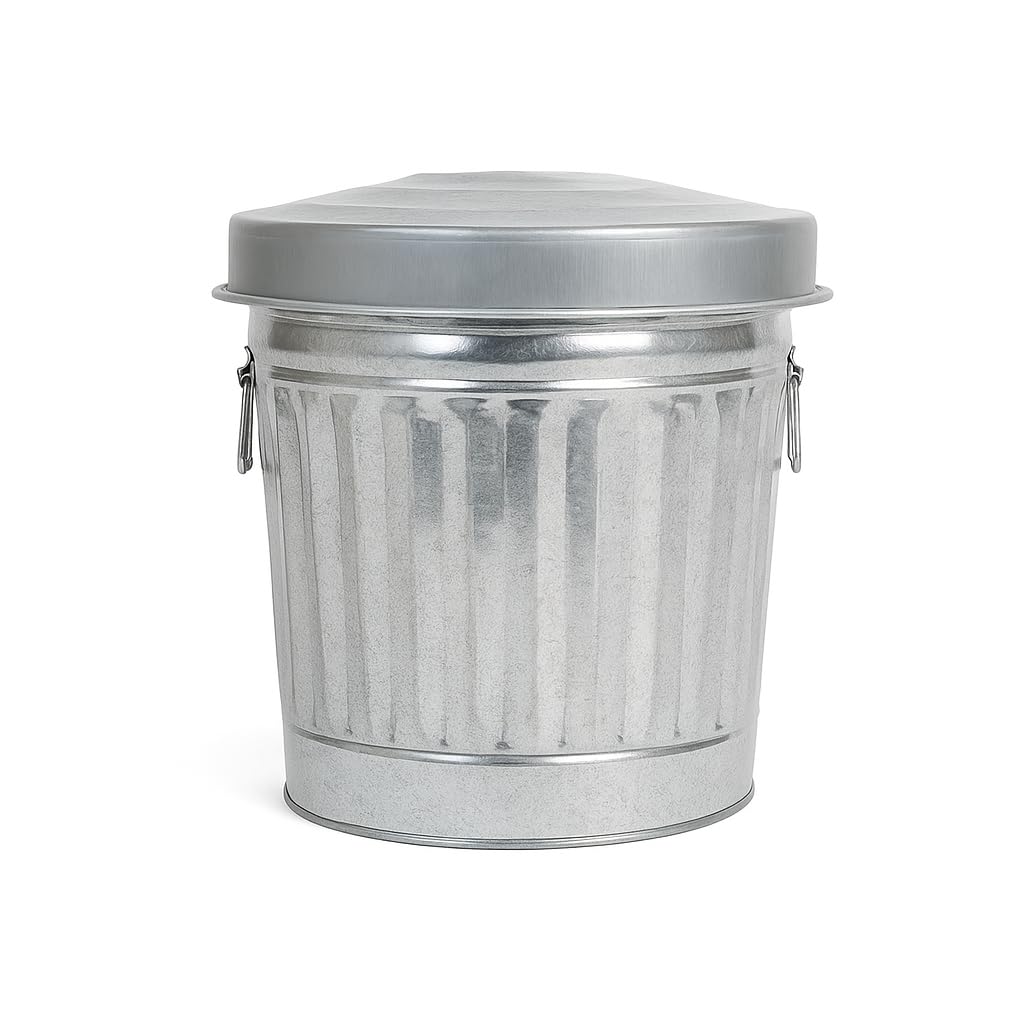 6 Gallon Galvanized Trash Can N186182