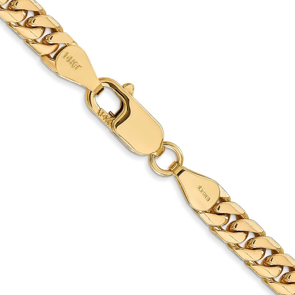 14K Gold 15mm Miami Cuban Link Chain Necklace P4157