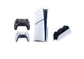 Playstation 5 Slim Disc 1TB Console Bundle with Controllers and Charging Station M32031