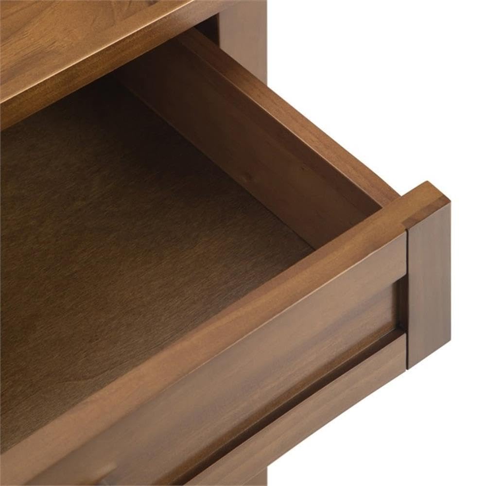 2-Piece Wood 24" Bedside Nightstand Table Set J50484