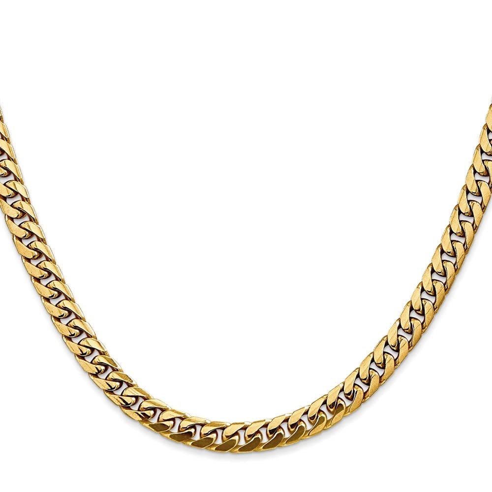 14K Gold 15mm Miami Cuban Link Chain Necklace P4157