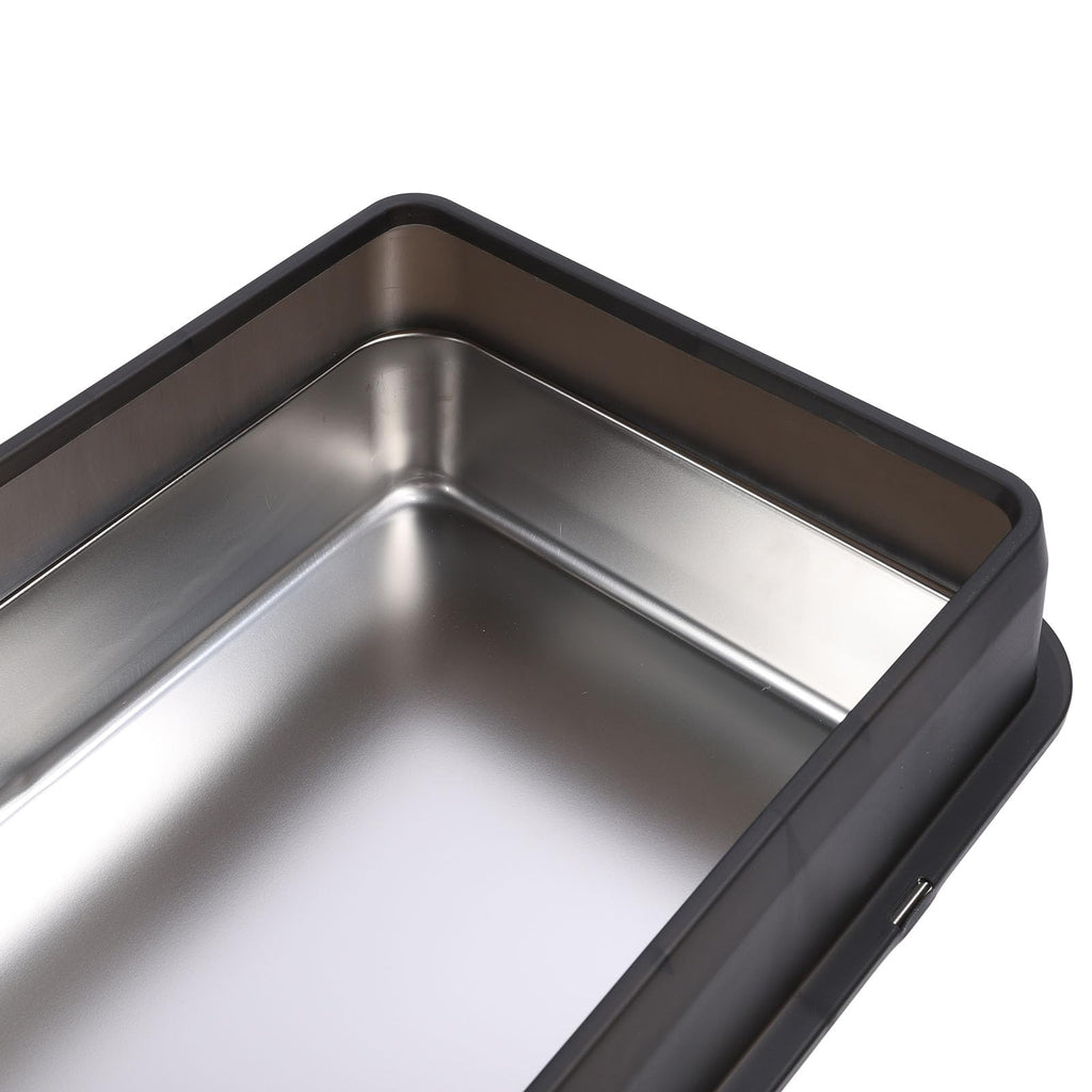 Stainless Steel Top Entry Cat Litter Box with Lid Q765