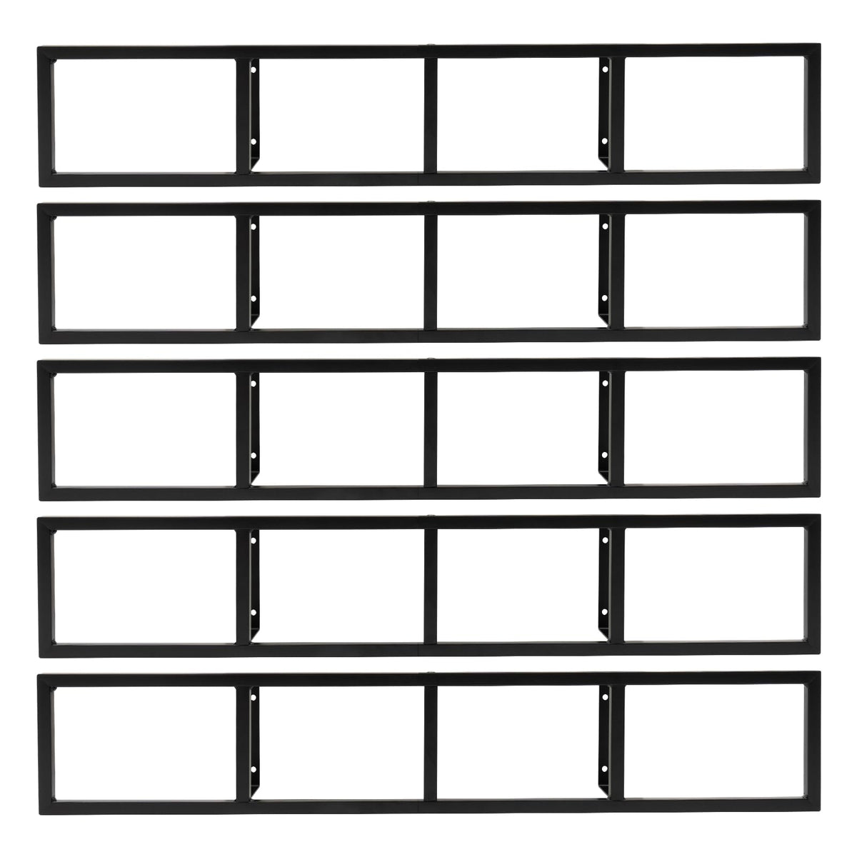 34 Inch Wall Mount Media Storage Rack Z330101