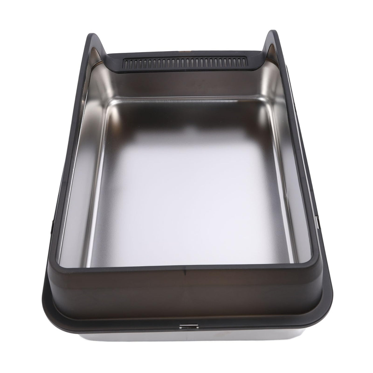 Stainless Steel Top Entry Cat Litter Box with Lid Q765
