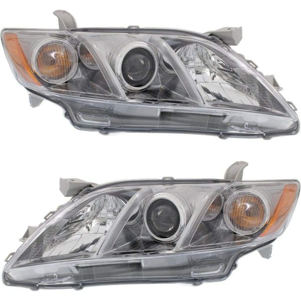 Toyota Camry Headlight Assembly Pair Driver and Passenger Side H93292