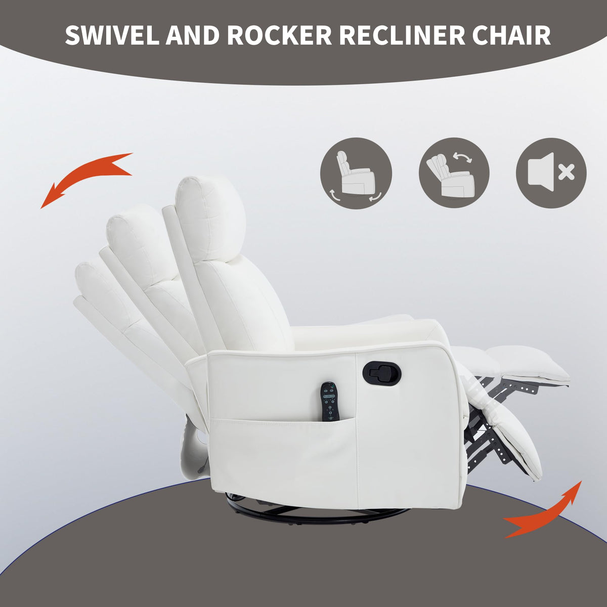 High Back Massage Recliner with Heat P452
