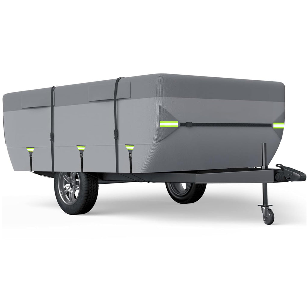 12'-14' 7 Layers Waterproof Breathable Pop Up Folding Camper Cover R767227