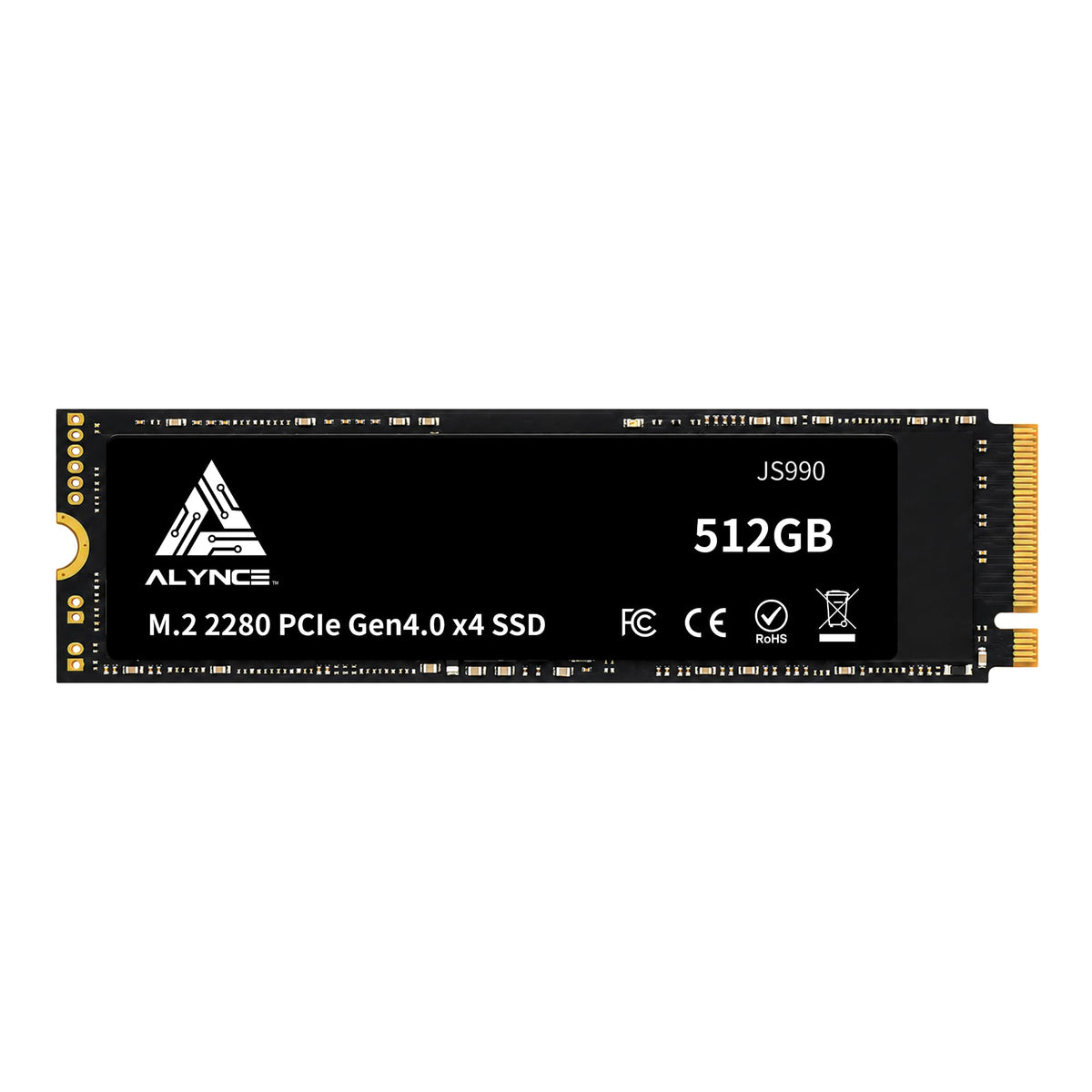 512GB PCIe Gen4 x4 NVMe M.2 2280 SSD J4536