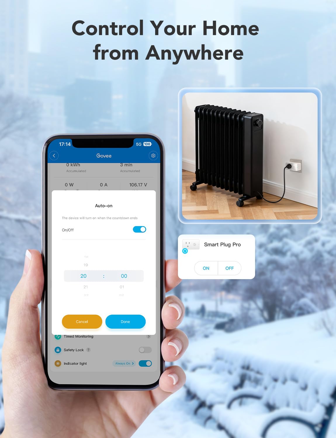 Smart Plug with Energy Monitoring, 1 Pack W521
