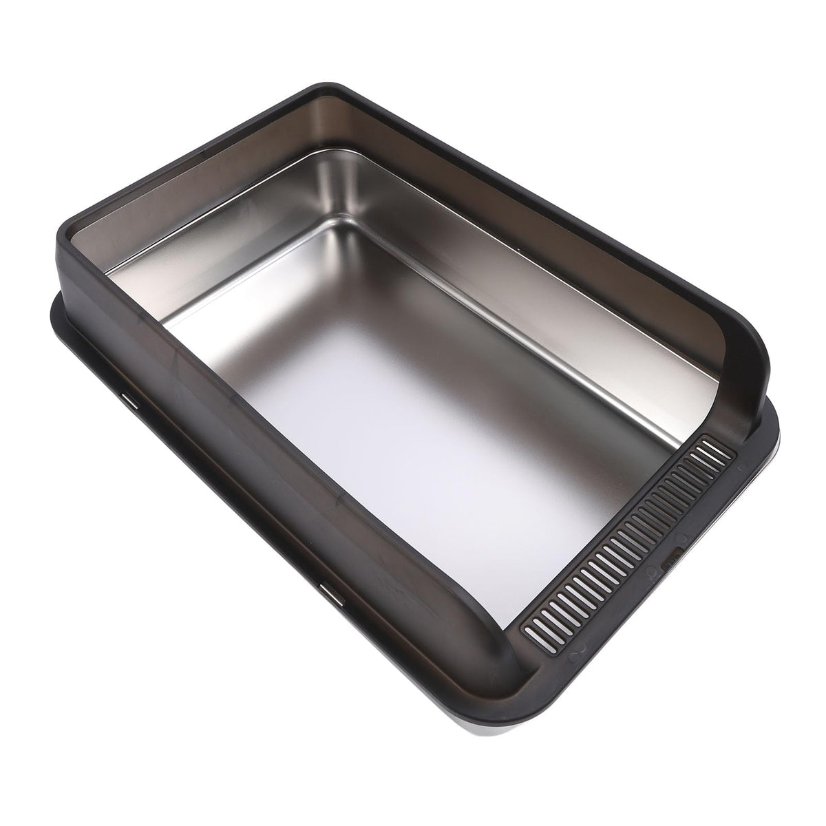 Stainless Steel Top Entry Cat Litter Box with Lid Q765