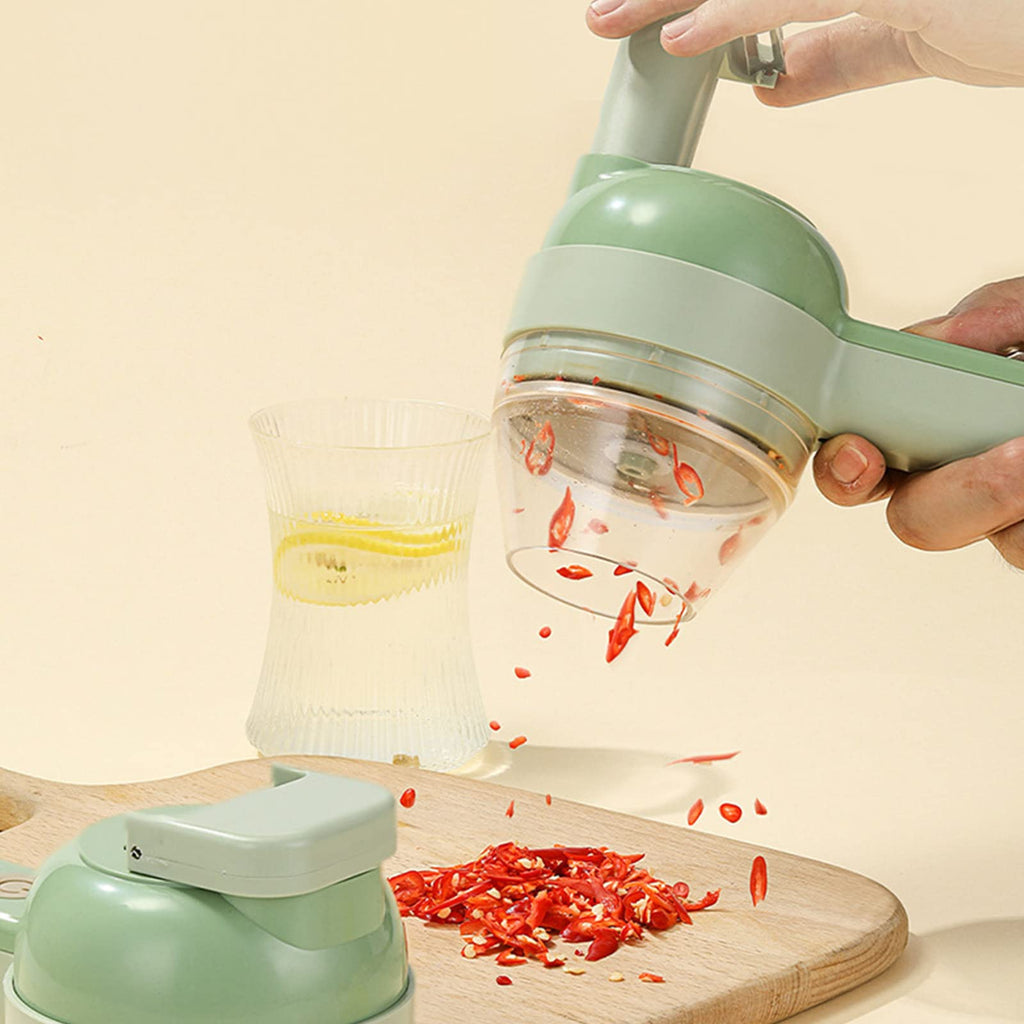 4 In 1 Cordless Electric Vegetable Cutter W60029