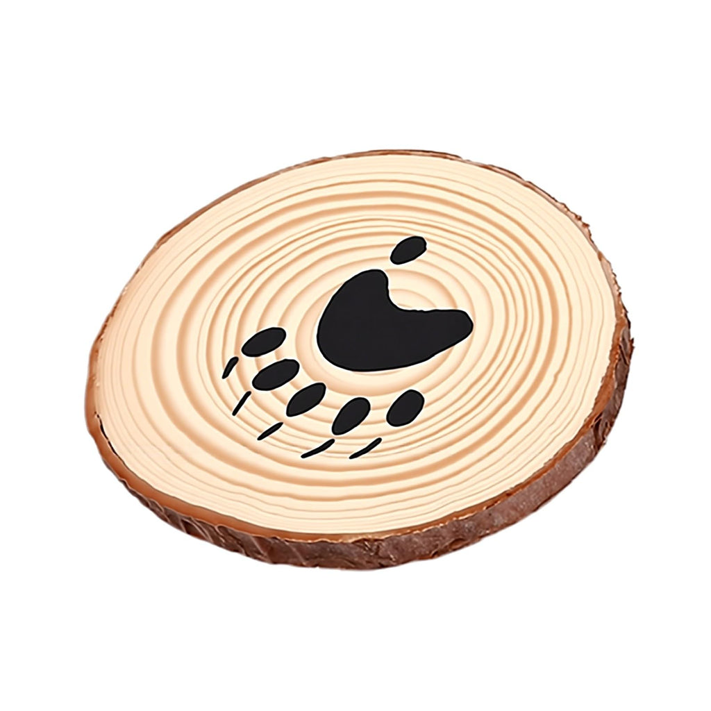 Set of 6 Black Bear Coaster Set with Canoe Holder F11059