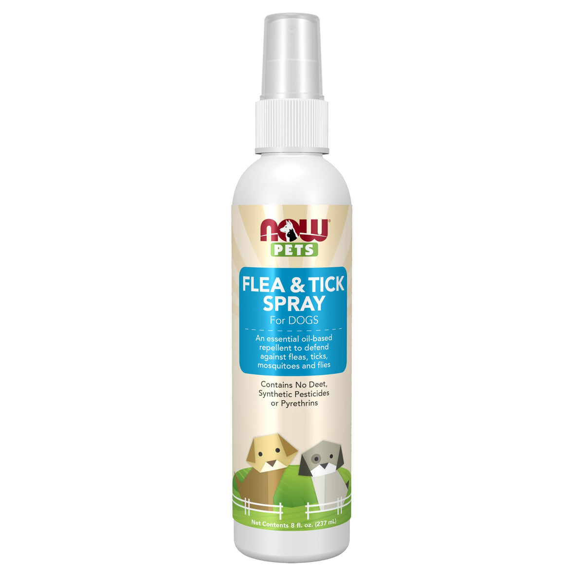 Flea and Tick Spray for Dogs 8-Ounce R168