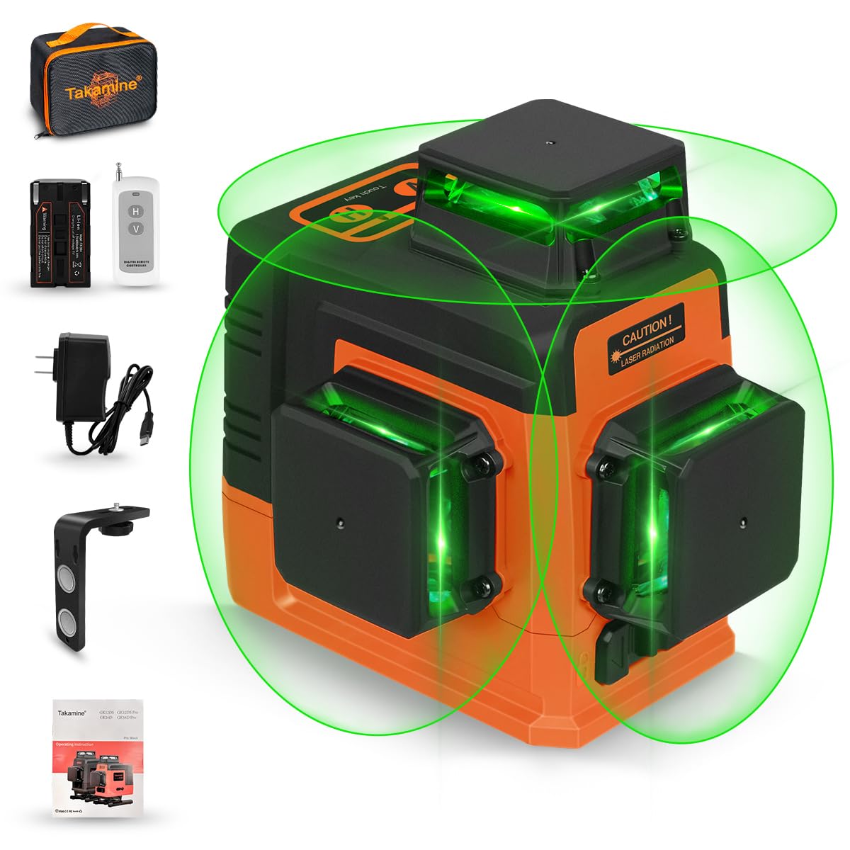 Self Leveling 3D Green Laser Level F290889