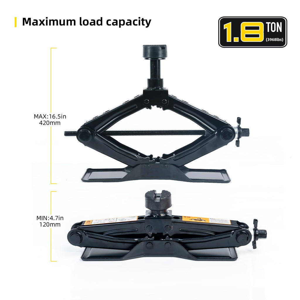 1.8 Ton Scissor Jack Kit O513