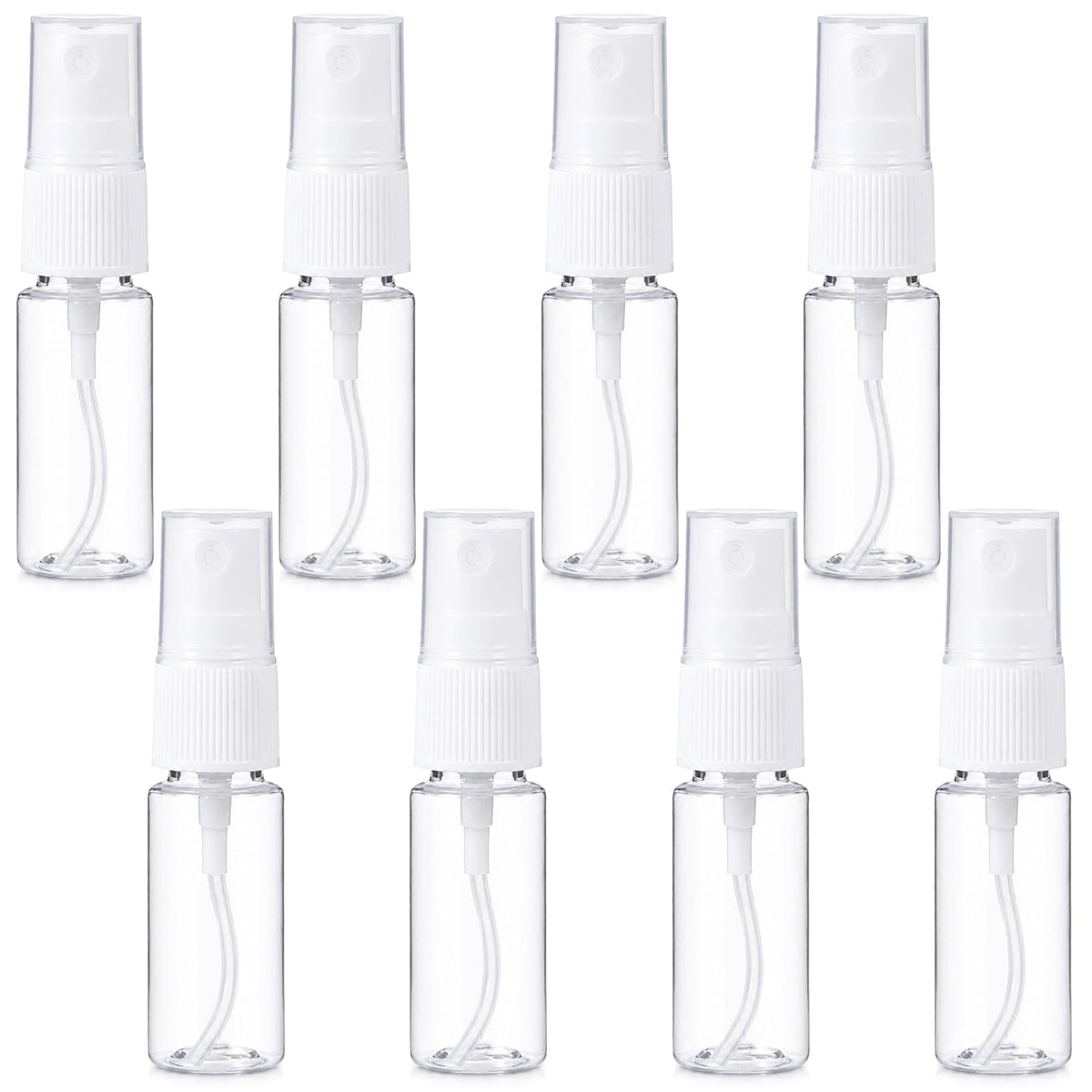 8 Pcs 0.5 Oz Fine Mist Travel Spray Bottles S738