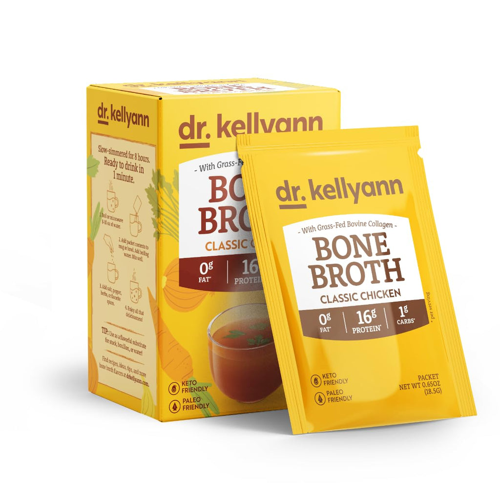 Bone Broth Powder Packets Classic Chicken Flavor 70 servings L8582