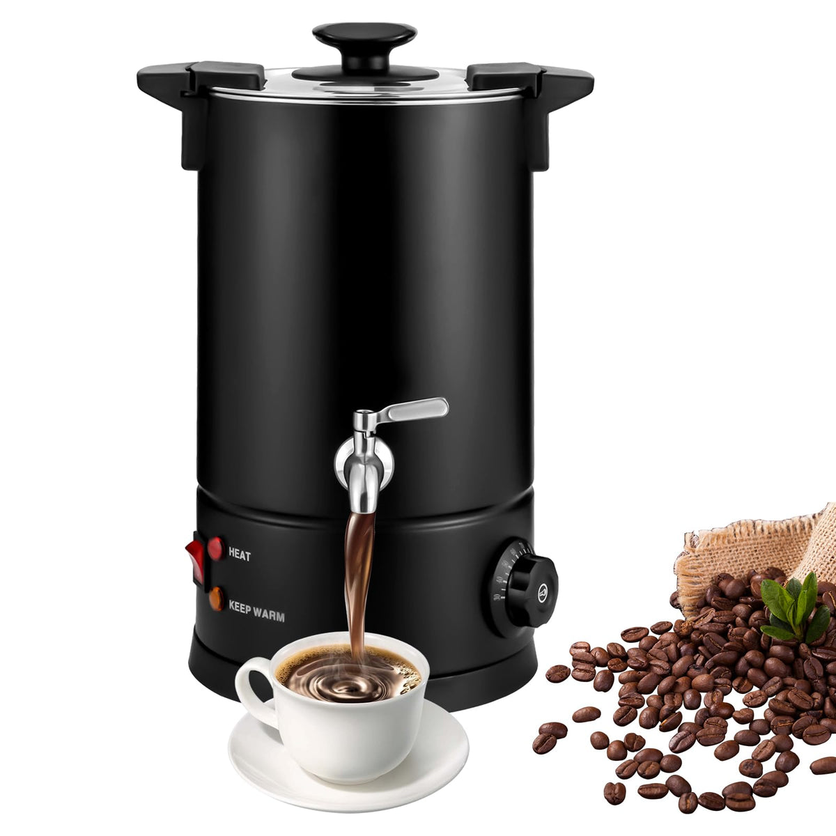 8L Electric Stainless Steel Coffee Urn I665206