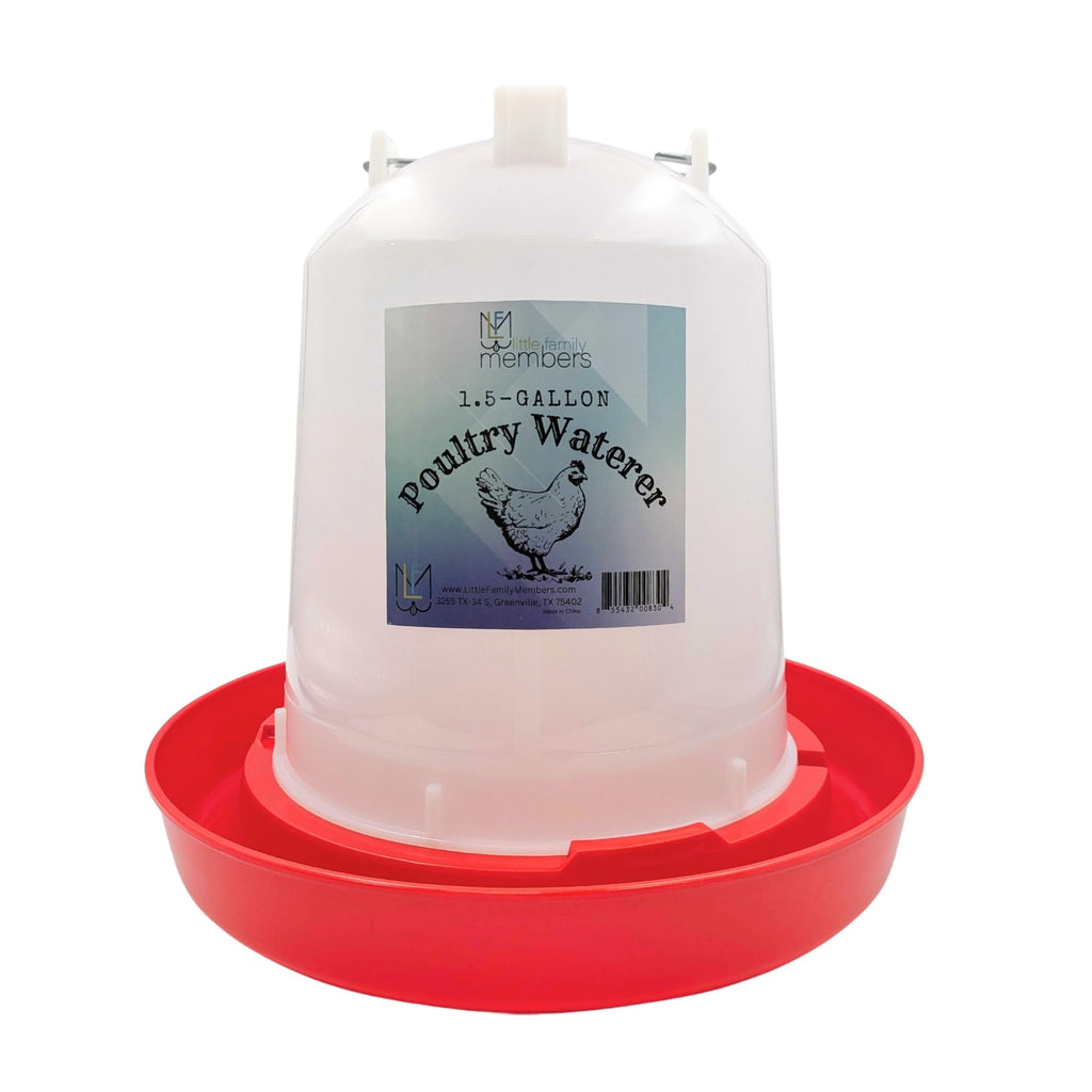 1.5-Gallon Poultry Waterer with Metal Handle B861