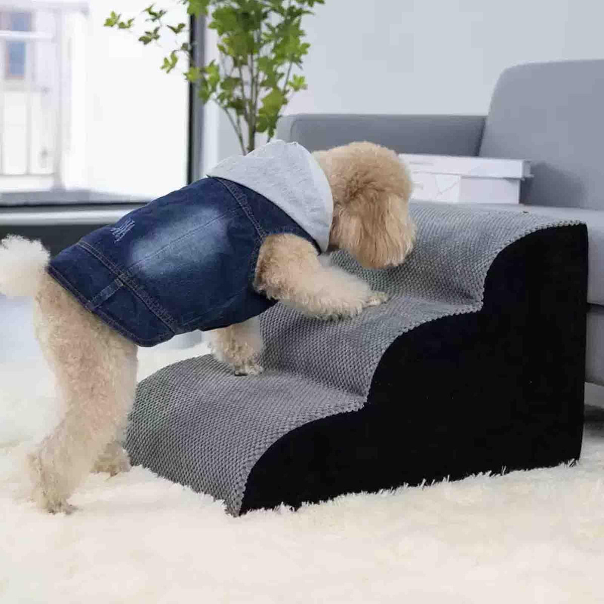 Non-Slip High Density Foam Pet Stairs M782