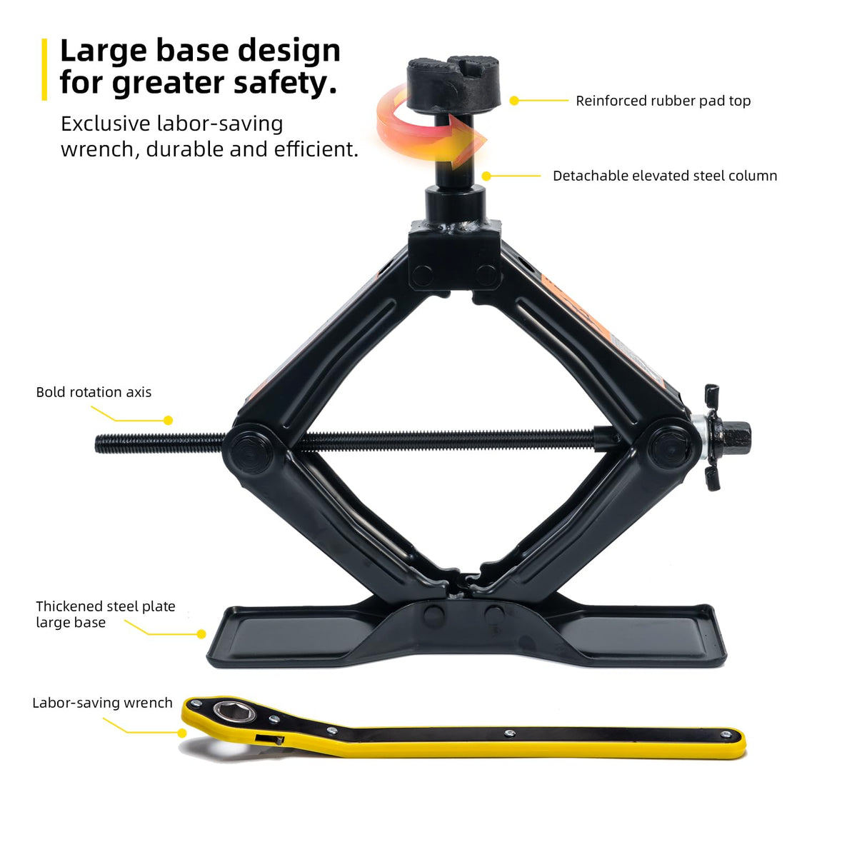 1.8 Ton Scissor Jack Kit O513