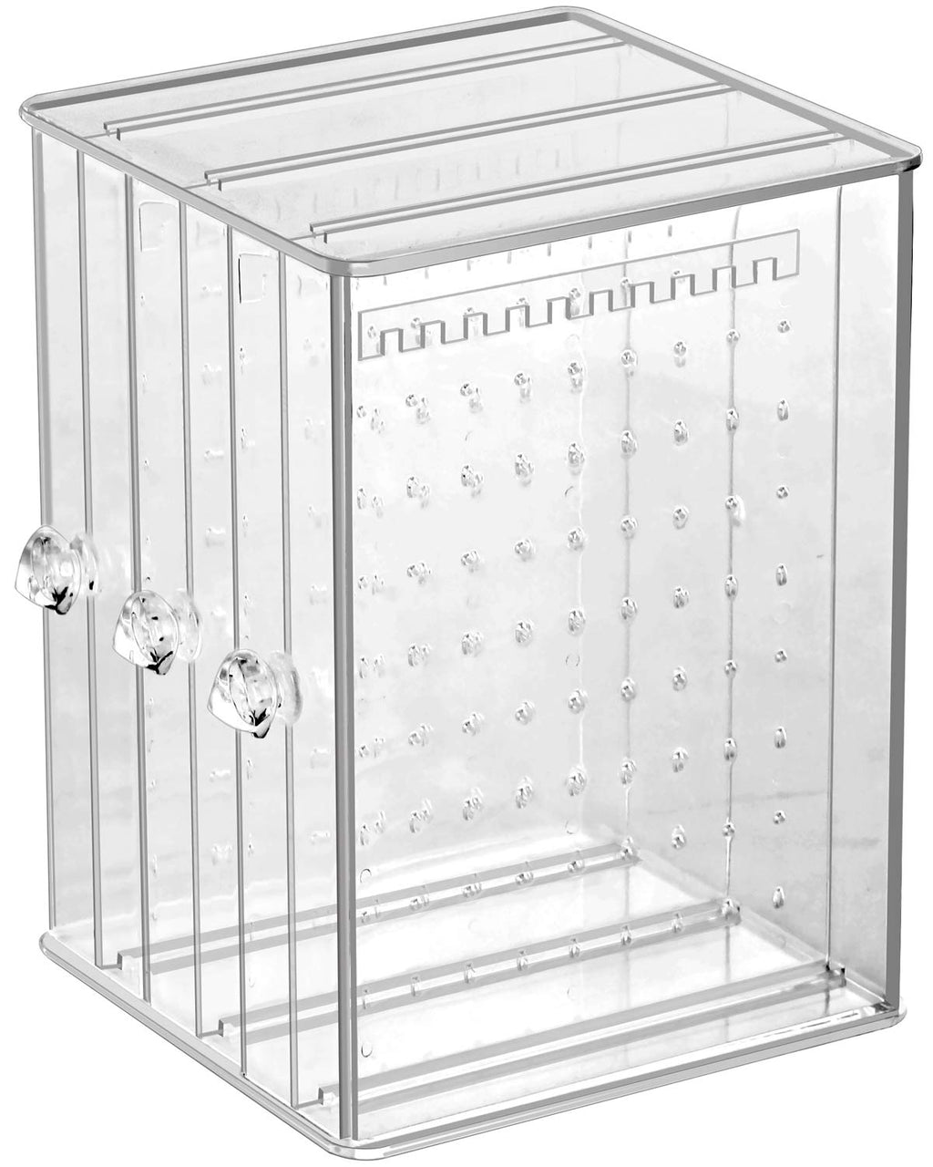 Clear Acrylic 3 Vertical Drawer Jewelry Storage Box Z1427