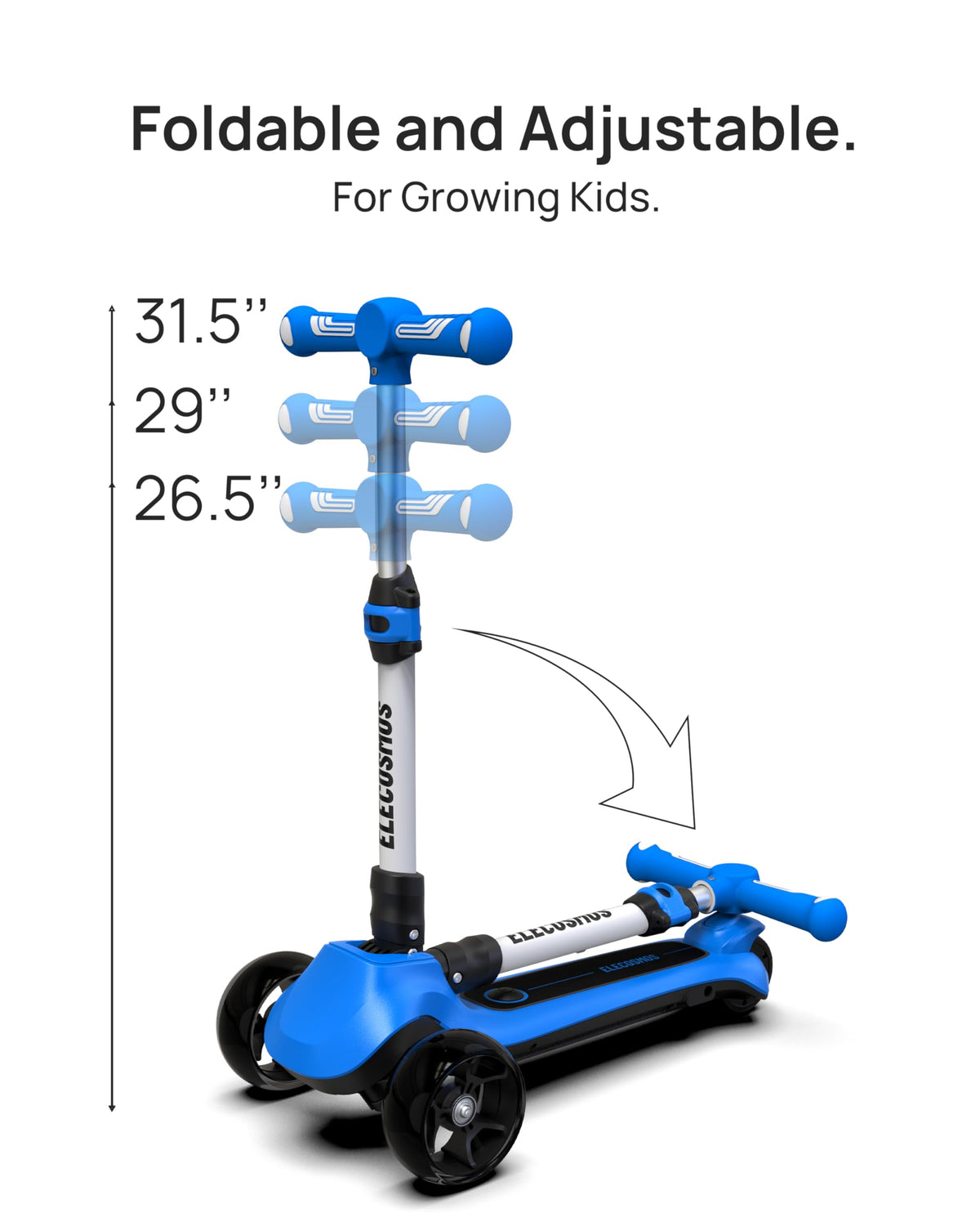 Kids Electric Scooter with LED Wheels I117