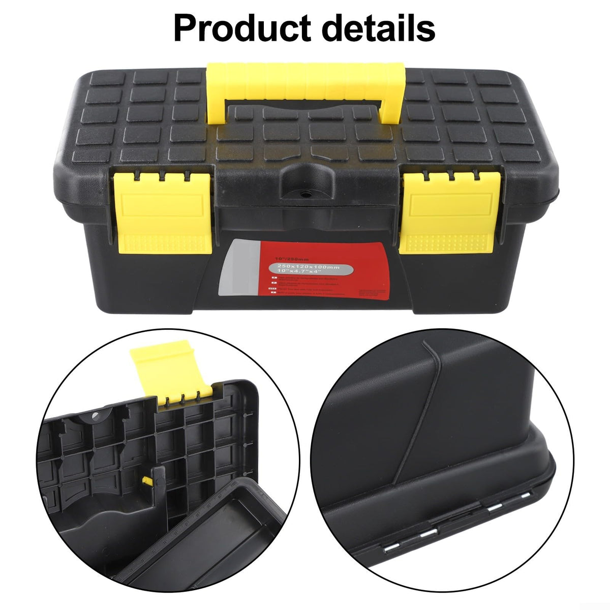 10-Inch 2-Layer Toolbox J6830