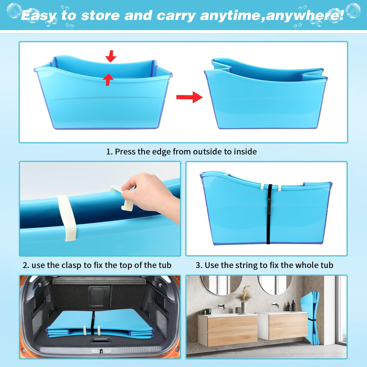 Foldable Dog Bathtub S560175
