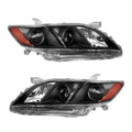 Toyota Camry Front Bumper Headlight Black Housing 1 Pair J498962
