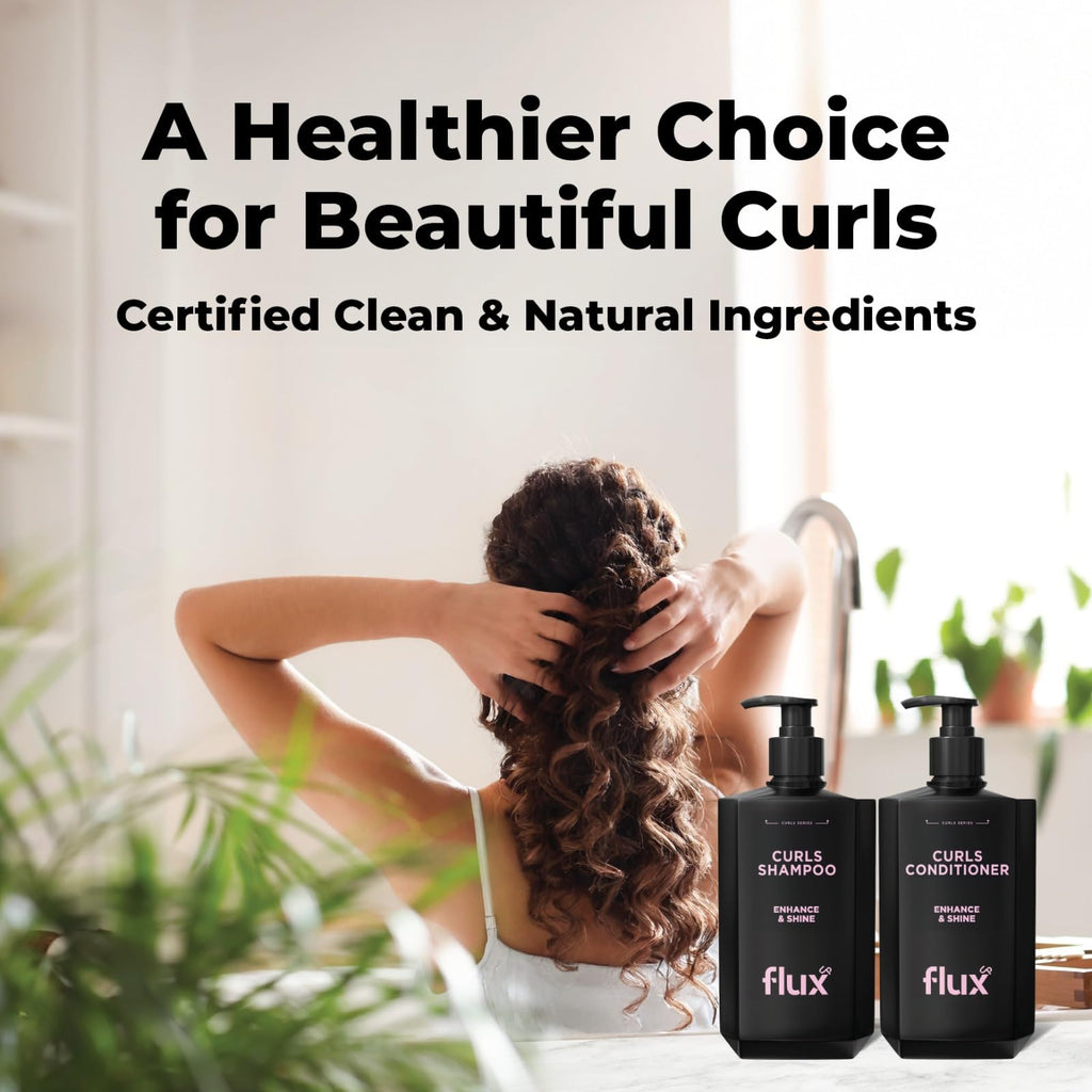 Curly Hair Shampoo & Conditioner Set Sulfate-Free 8 fl oz D833667