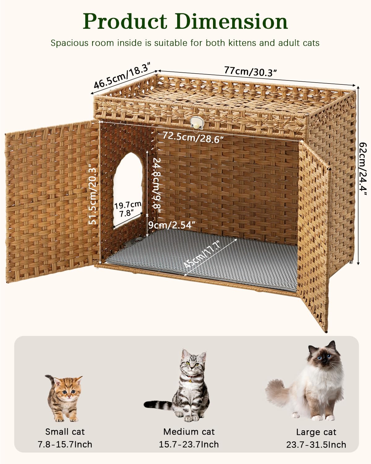 Cat Litter Box Enclosure C380