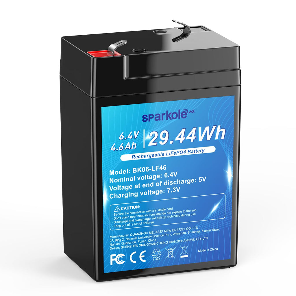6.4V 4.6Ah LiFePO4 Battery T200