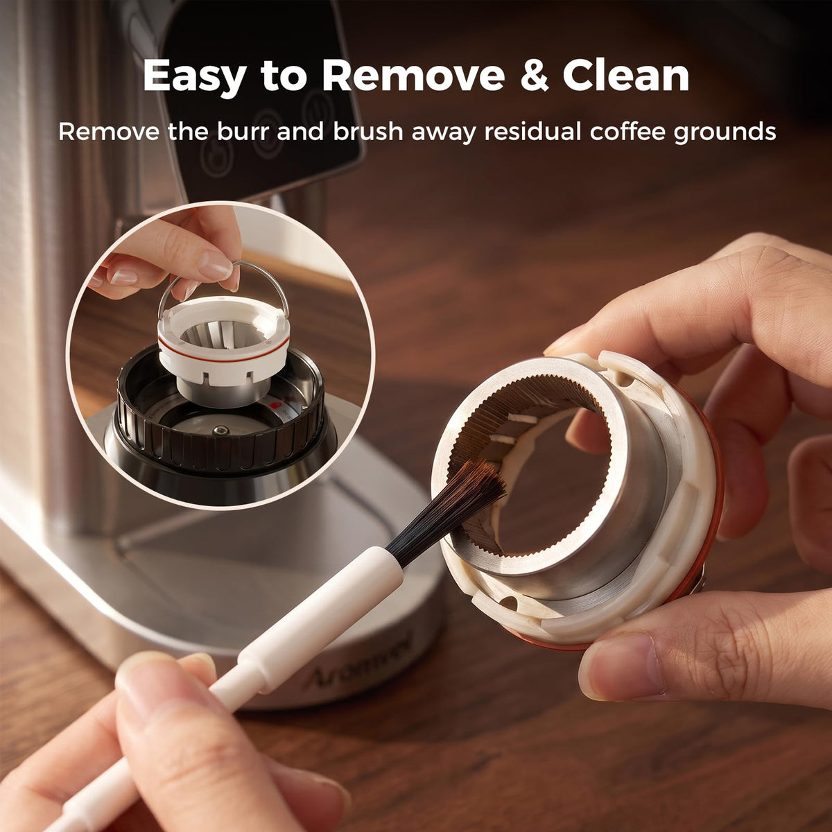 Conical Burr Coffee Grinder with 48 Settings D192