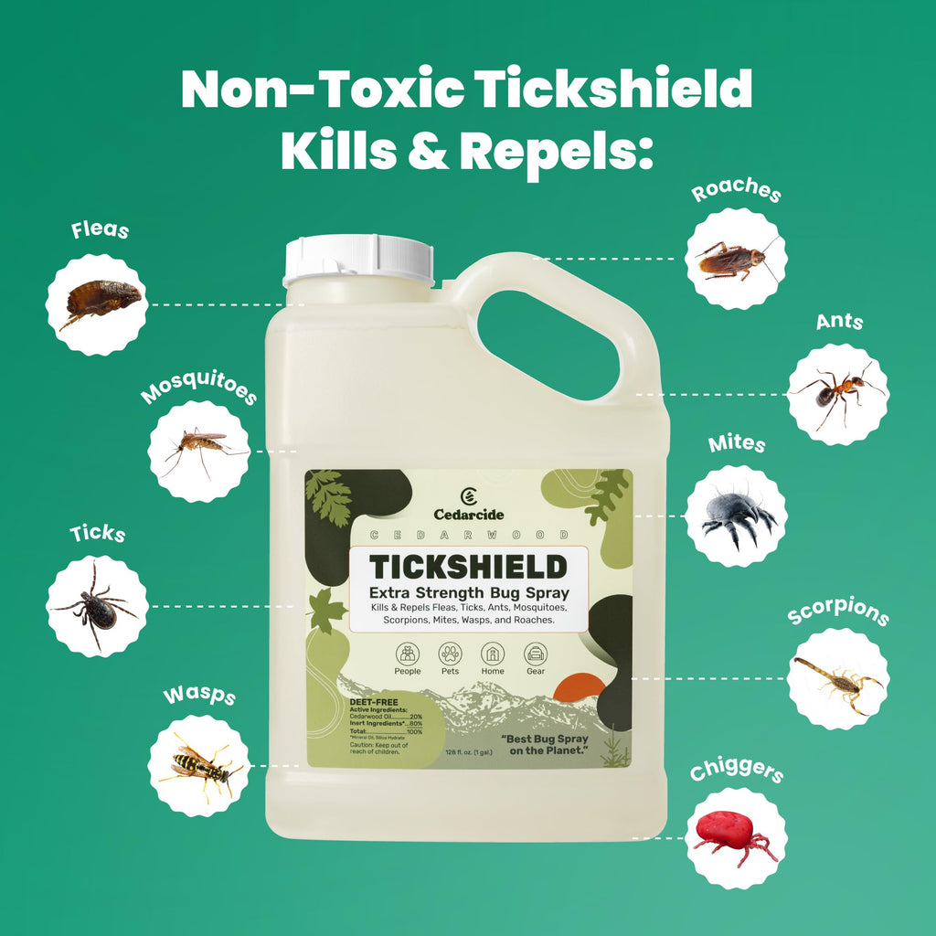 Cedar Oil Tick & Mosquito Repellent Spray N803