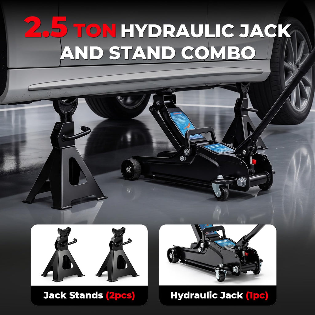 Heavy Duty Steel Hydraulic Floor Jack T2255