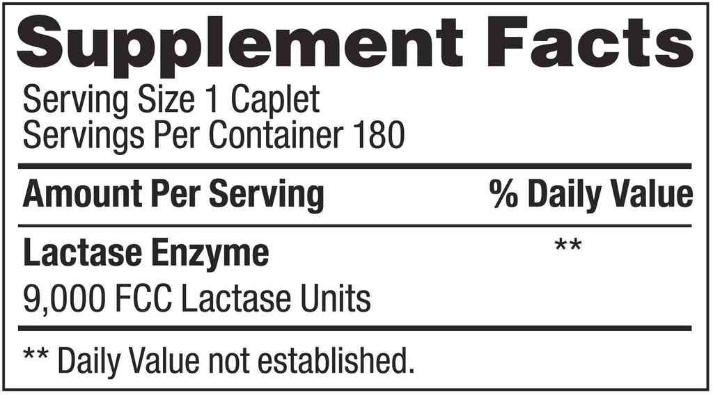 Lactase 360 Caplets B134558