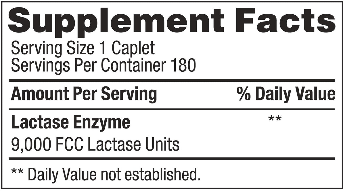 Lactase 360 Caplets B134558