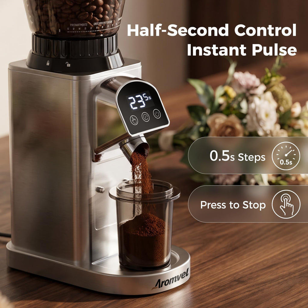 Conical Burr Coffee Grinder with 48 Settings D192