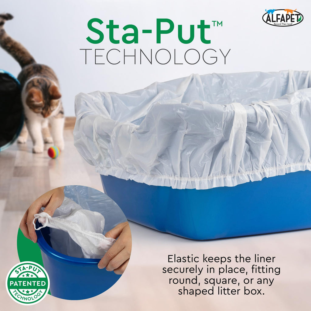 Super Jumbo 15Count Tear-Resistant Waterproof Cat Litter Box Liners C892336