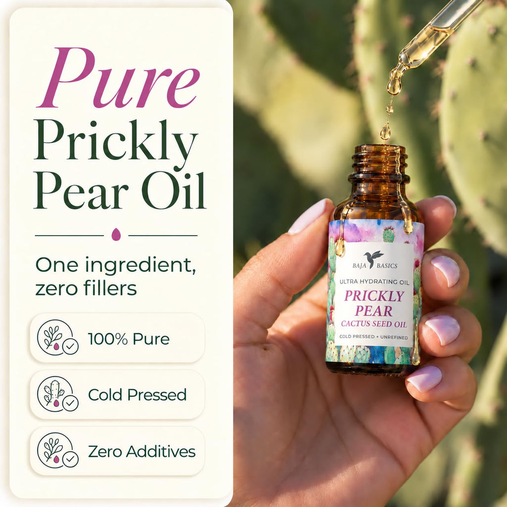 Organic Cold-Pressed Prickly Pear Seed Oil 1 oz F91815