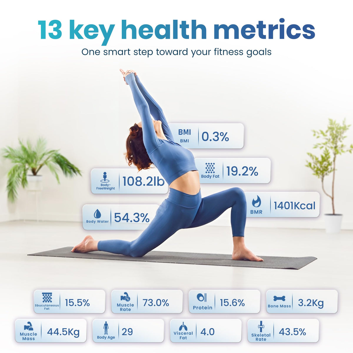 Digital Body Weight Scale with Mobile App Q3783