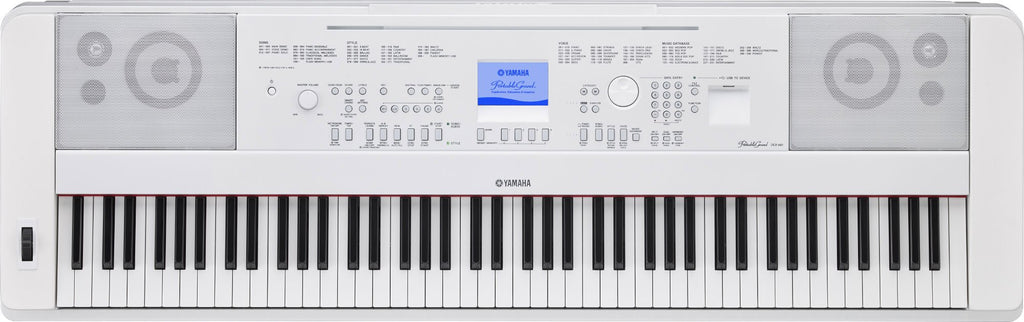 88-Key Weighted White Digital Piano with Furniture Stand J697868