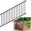 6 ft W Real Aluminum Stair Railing Kit D908403