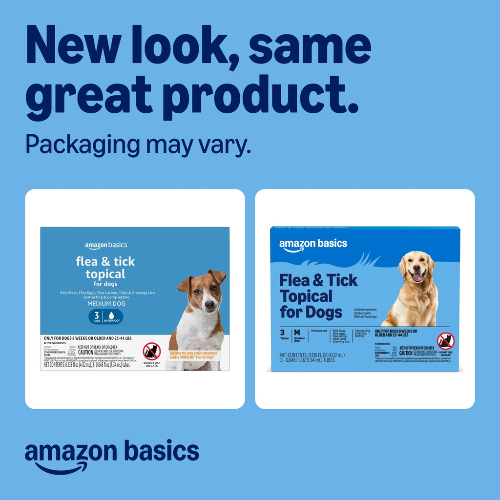 Flea and Tick Topical Treatment for Medium Dogs 3 Count V550