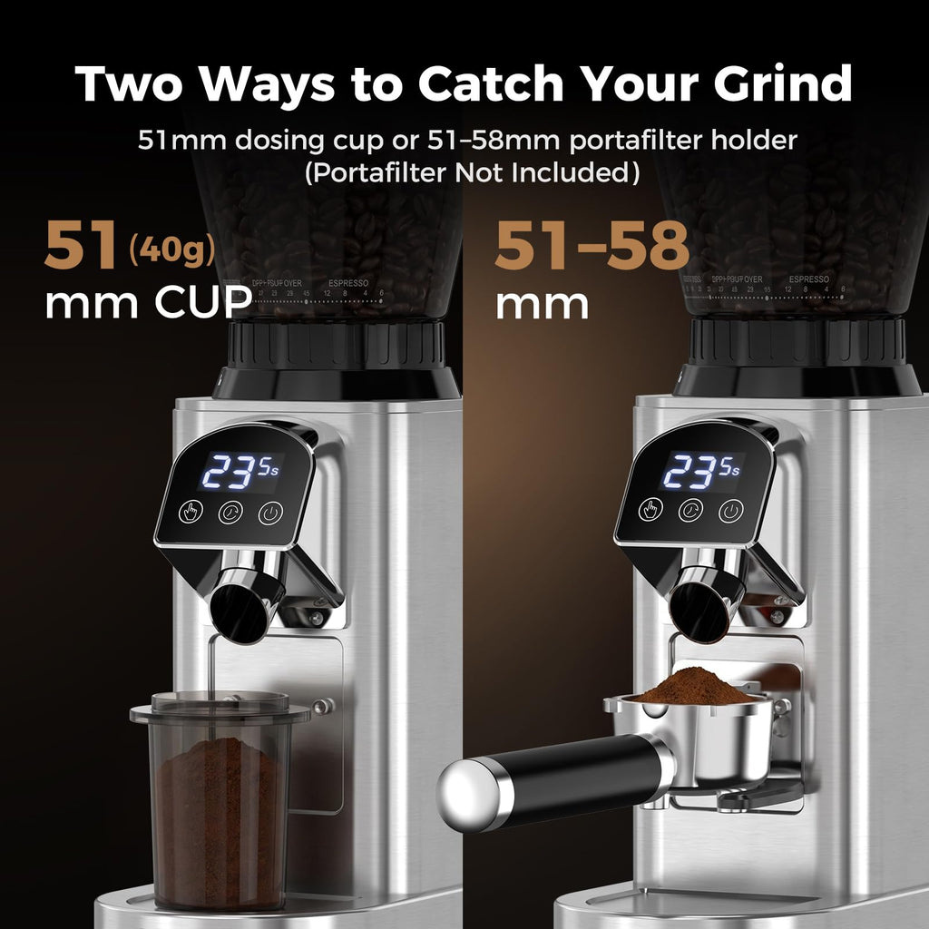 Conical Burr Coffee Grinder with 48 Settings D192