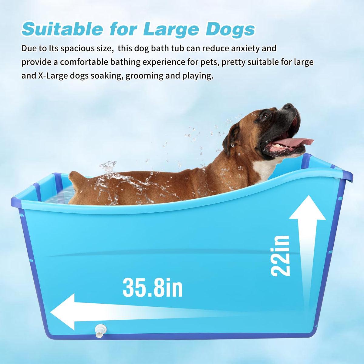 Foldable Dog Bathtub S560175